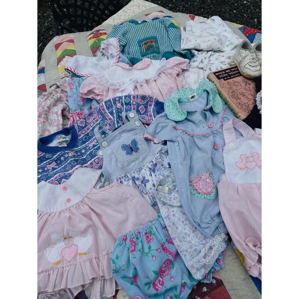 Vintage Baby & Toddler Girl Clothing Lot | 80s/90s Cottagecore